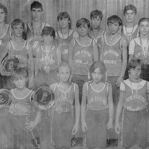 Atletas del club en 1980
